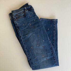 GAP Best Girlfriend Embellished Jeans Size 28